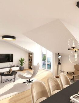 3-Zi-Neubau-Dachgeschosswohnung mit Balkon und Gäste-WC - Münster