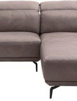 Musterring Wohnlandschaft MR 2490, Fuß schwarz, Sitzhöhe 48cm, wahlweise mit Funktionen, Maße 342x207 cm