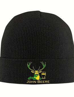John Beere Funky Bier-Themen Strickmütze – Gemütlich, Stylisch und Voller Spaß! - Ingolstadt