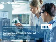 Bauingenieur (m/w/d) mit Fokus auf Teamführung - Bonn