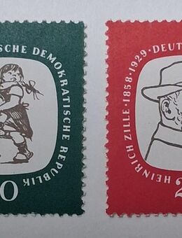 Briefmarken DDR 1958 Heinrich Zille komplett postfrisch - Görlitz