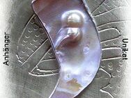 Perlmuttanhänger, 925 Silber mit Perleneinlage - Stemmen