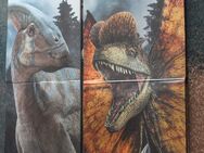 Jurrasic World - Deko Kino Aufsteller Dinosaurier Dilophosaurus + Parasaurolophus - Weinheim Zentrum