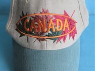 Kanada BaseballCap, neue, ungetragene Mütze, Schirmkappe, bestickt mit mehrfarbigen Ahornblättern und dem Schriftzug Canada - Duisburg