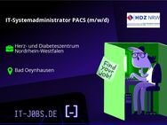 IT-Systemadministrator PACS (m/w/d) - Bad Oeynhausen