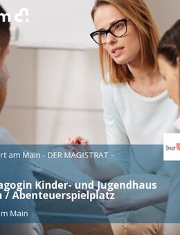 Sozialpädagogin Kinder- und Jugendhaus Sindlingen / Abenteuerspielplatz - Frankfurt (Main)