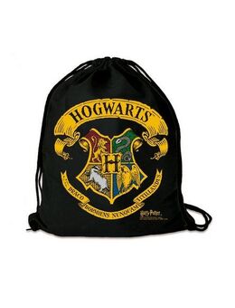 LOGOSHIRT Kulturbeutel Turnbeutel Harry Potter - Hogwarts Logo, mit Hogwarts-Wappen