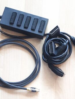 Scart Stecker HDMI Gold Kabel Mehrfachverteiler ab 5€ - München