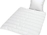 Jekatex Microfaserbettdecke + Kopfkissen Schlafkomfort fürs ganze Jahr!, 2-tlg oder 4-tlg, Bettenset 135x200/155x220+80x80/40x80cm