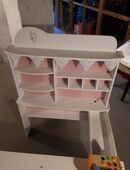 Kinderkaufmannsladen aus Holz, Eigenbau, 3 teilig, mit viel Zubehör in 24149