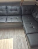 Couch, echtleder couch, ecksofa, ledersofa, in 46147