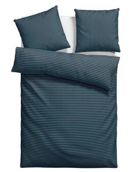 Bruno Banani Bettwäsche Jassen, Renforcé, 2 teilig, moderne Bettwäsche aus Baumwolle, Bettwäsche mit Streifen-Design
