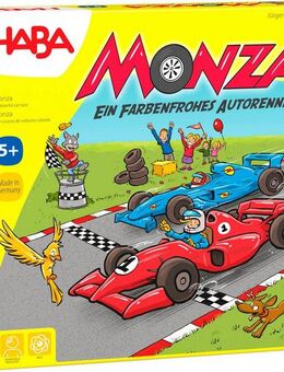 Haba Spiel Monza, Auto-Rennspiel, Made in Germany