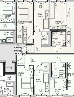 Hochweitige 4-Zimmerwohnung im 1.OG in Satteldorf - Satteldorf