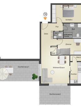 DIE SONNIGE / DONAUBLICK / PENTHOUSE / DONAUESCHINGEN / HAUS D - Donaueschingen