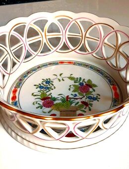 Herend Hungary Nr. 7404 FD Durchbruchschale Korbschale. Handgemal - Hannover