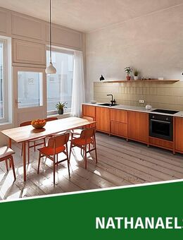 Frisch sanierter Wohnraum: hohe Decken, FBH, Bad mit Wanne, Balkon, HWR, Kellerabteil u.v.m. - Leipzig