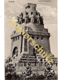 Historische Ansichtskarte „Leipzig – Völkerschlachtdenkmal“ - Landsberg