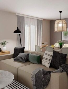 Komfortabel ausgestattete Wohnung mit zwei Bädern, Balkon und Keller - Wildau