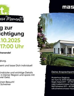 Deine Altersvorsorge mit vier Wänden. Heute schon an morgen denken - Nümbrecht