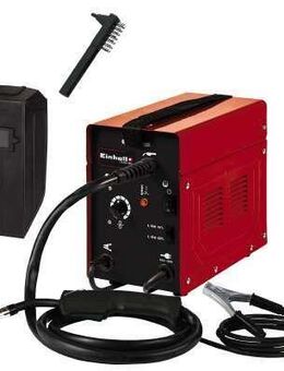 Einhell Fülldraht-Schweißgerät TC-FW 100 (230 V, 45 - 90 A, stufenloser 2-Rollen-Drahtvorschub, inkl. Schlauchpaket, Massekabel, Schlackenhammer, Schweißschirm) Set 431 - Wuppertal