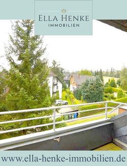 Helle, gemütliche Maisonette-Wohnung mit Balkon + Garage in guter Lage von Braunlage. - Braunlage