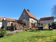 Willkommen im Blumenparadies! Hübsches Einfamilienhaus mit Nebengelass, in Staucha bei Riesa! - Stauchitz