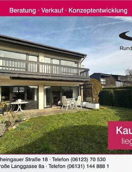 Attraktive Doppelhaushälfte in 1-A Lage von Eltville-Ost mit Balkon, Terrasse und sonnigem Süd-Garten - Eltville (Rhein)