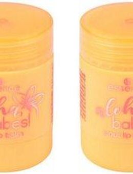 Essence Lippenbalsam aloha, babes! pout lip balm, 4-tlg., Pflegend, zarter Kokosnussduft, perfekt für unterwegs, vegan.