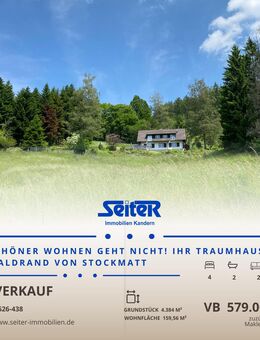 Schöner Wohnen geht nicht! Traumhaus am Waldrand mit riesigem Garten und Alpensicht - Kleines Wiesental