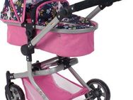 CHIC2000 Kombi-Puppenwagen Mika, Einhorn, mit schwenkbaren Vorderrädern