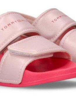 Tommy Hilfiger Sandale, Badeschuh, Pool Slides mit Klettverschlüssen