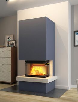 Kaminbausatz 🟡 ROYAL MEDIUM Smart 3XTh 7KW Panorama U Kamin Bausatz Ofen Neu Hajduk LDF-Kamine - Strausberg