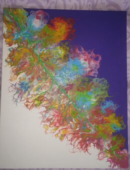 Farbenfrohe Acryl Gemälde "Blumen Motiv" - Sulz (Neckar)