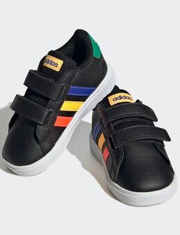 adidas Sportswear GRAND COURT LIFESTYLE HOOK AND LOOP Sneaker für Kinder, Design auf den Spuren des adidas Superstar