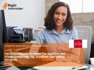 Verwaltungsmitarbeiter*in im Büro des Vizepräsidenten für Studium und Lehre (m/w/d) - Mainz