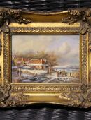 Gemälde Winterlandschaft von Carvers & Gilders England in 51147