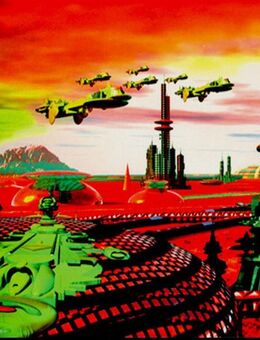 Fluoreszierende Schwarzlicht Tapeten Poster 135 cm x 180/360 cm - Hemmoor