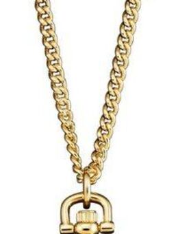 Regent Kettenuhr P765-32793049, (Set, 2-tlg., mit dazu passender Kette), Quarzuhr, Damenuhr, Acrylglas