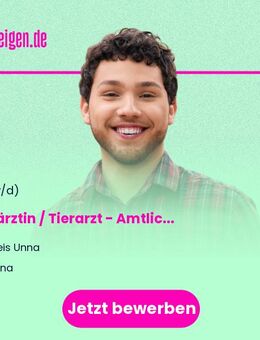 Tierärztin / Tierarzt - Amtliche Schlachttier- und Fleischuntersuchung (w/m/d) - Unna