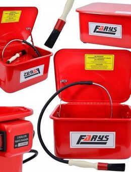 ELEKTRISCHE WERKSTATTWASCHMASCHINE Waschmaschine Werkstatt 13L BÜRSTE Set542 - Wuppertal