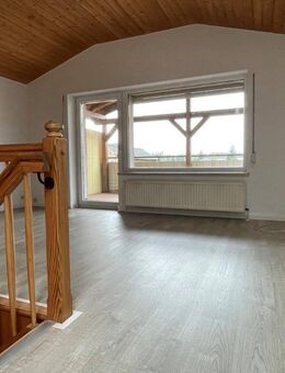 Kleine, gemütliche Maisonette-Wohnung mit Dachterrasse und Garage - Schorfheide