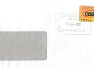 City Brief Bote: MiNr. 15, 02.01.2007, "CBB-Logo", Wert zu 0,52 EUR, Ganzstück (Umschlag), echt gelaufen Shop Seelow (Vorwahl 03346) - Brandenburg (Havel)