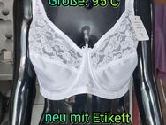 Bügel-BH mit Spitzeneinsatz, Größe: 95 C, neu, 4 Bilder - Immenhausen