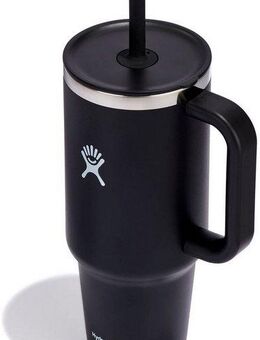 Hydro Flask Thermobecher All Around Travel Tumbler in den Größen 24 oz/ 32 oz / 40 oz, Edelstahl, Thermo Cup mit Strohhalm