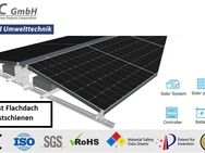 OST - WEST o. SÜD Flachdach Konstruktion 6 Module o. Balkonkraftwerk - Iserlohn