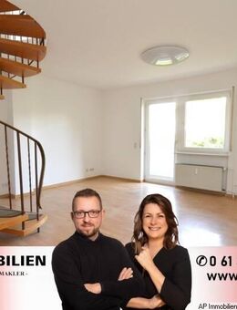 HECHTSHEIM - Maisonette, 2 Zimmer, Küche, frisch renoviertes Tageslicht-Bad, Balkon - Mainz