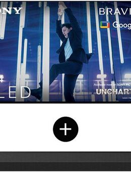 Sony 55XR80 + Bravia Theatre Bar 8 Soundbar OLED-Fernseher (139 cm/55 Zoll, Google TV, Smart-TV, IMAX Enhanced, Dolby Vision Atmos, Chromecast, Apple AirPlay, 120Hz)