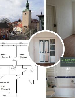 3-Raumwohnung in Bautzen - Erstbezug nach Sanierung, EBK wird zur Verfügung gestellt - Bautzen