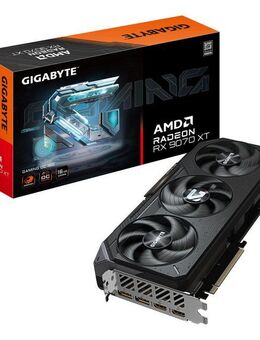 Gigabyte Radeon RX 9070 XT GAMING OC 16G Grafikkarte - 16 GB GDDR6, 256 Bit, PC Grafikkarte